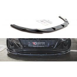 Накладка сплиттер на передний бампер на Audi RS5 B9 рестайл